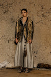 MUTEDANCE long buckle V -neck real silk dress MD22FW48 PM47